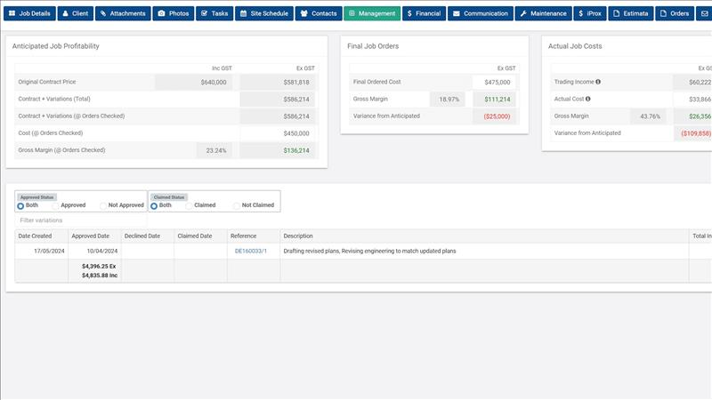 Financial Clarity: Residential Homes Job Profitability Tools