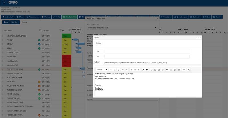 Mastering Gantt Charts in iGyro | Smarter Scheduling for Builders photo